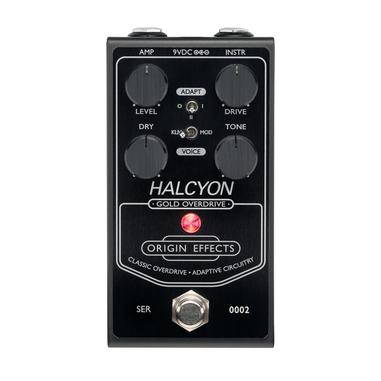 ギター ORIGIN EFFECTS / Halcyon Gold Overdrive Origin Effects Halcyon Gold Overdrive Pedal - Black Edition